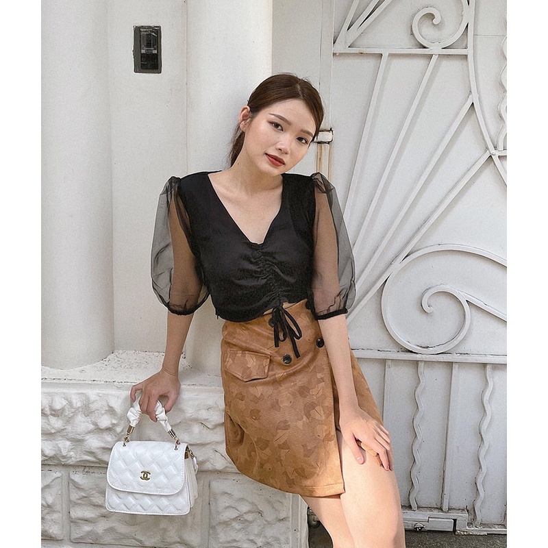 2 kiểu chân váy da lộn dáng dài mê hoặc nàng công sở #15 2 kiểu chân váy da lộn dáng dài mê hoặc nàng công sở